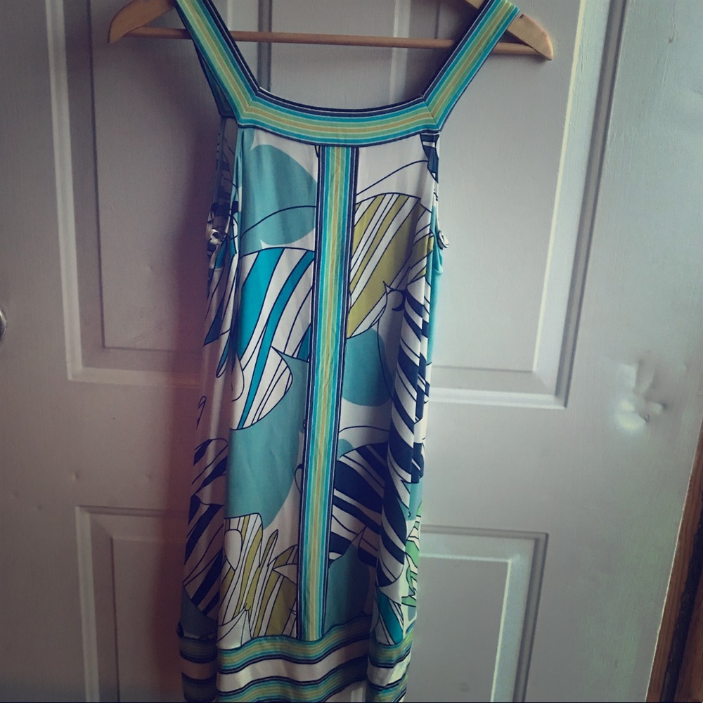 BCBG Maxazria butterfly dress.